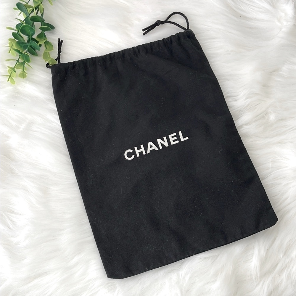 CHANEL‎ Black Drawstring Bag